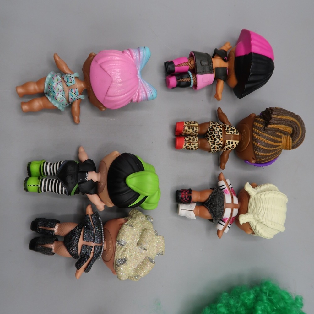 LOL Surprise Remix Hair Flip Rebel 3 in Doll Mix Lot of 9 - Picture 6 of 8